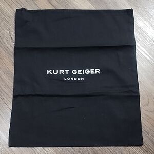 Kurt Geiger Black Logo Dust Bag